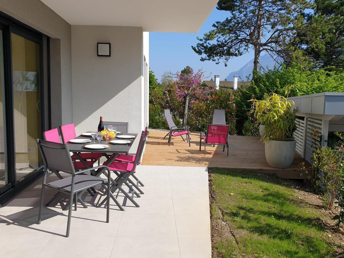 L'Appartement Jardin Avec Vue Montagnes Sevrier Luaran gambar