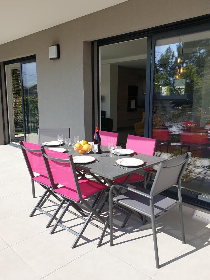 L'Appartement Jardin Avec Vue Montagnes Sevrier Luaran gambar