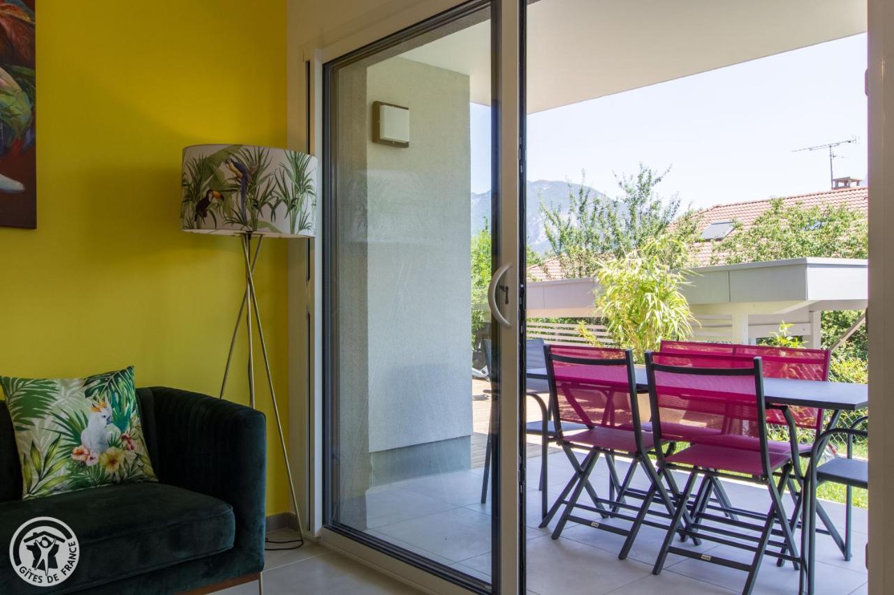 L'Appartement Jardin Avec Vue Montagnes Sevrier Luaran gambar