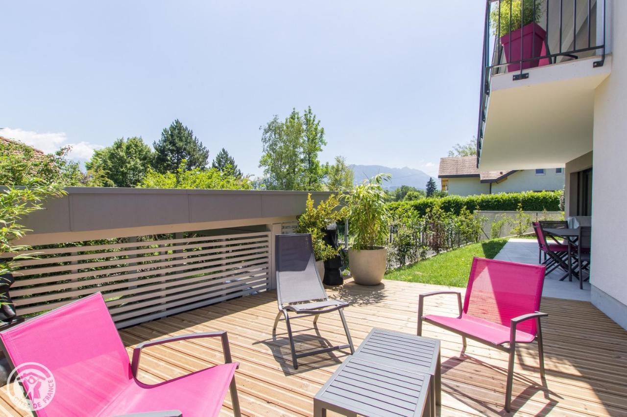 L'Appartement Jardin Avec Vue Montagnes Sevrier Luaran gambar
