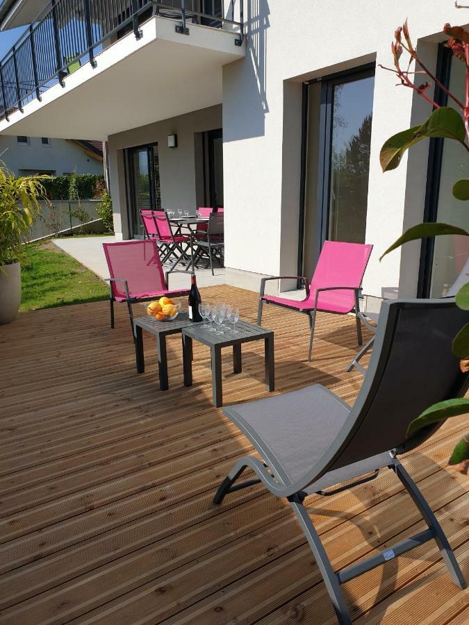 L'Appartement Jardin Avec Vue Montagnes Sevrier Luaran gambar